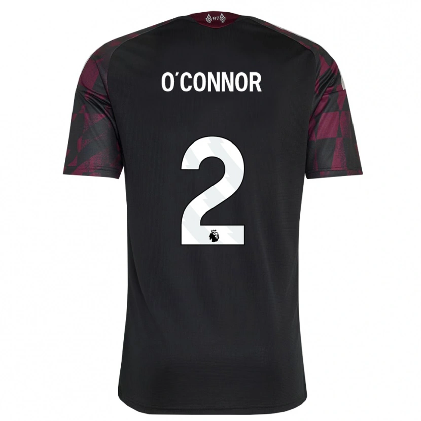 Danxen Mann Oliver O'connor #2 Svart Hvit Lilla Tredje Sett Drakt Trøye 2026/27 Skjorter T-Skjorte