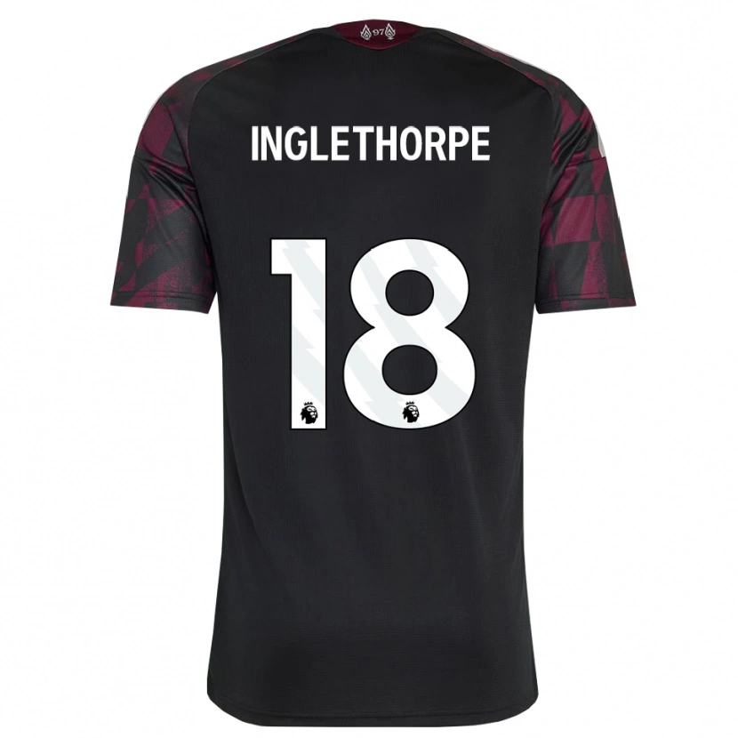 Danxen Mann Finn Inglethorpe #18 Svart Hvit Lilla Tredje Sett Drakt Trøye 2026/27 Skjorter T-Skjorte