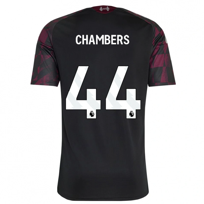 Danxen Mann Luke Chambers #44 Svart Hvit Lilla Tredje Sett Drakt Trøye 2026/27 Skjorter T-Skjorte