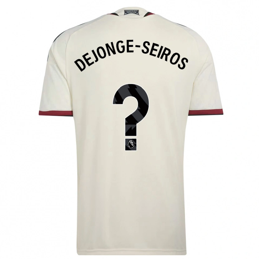 Danxen Mann Edson Dejonge-Seiros #0 Beige Svart Rød Tredje Sett Drakt Trøye 2026/27 Skjorter T-Skjorte