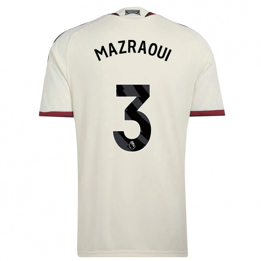 Danxen Mann Noussair Mazraoui #3 Beige Svart Rød Tredje Sett Drakt Trøye 2026/27 Skjorter T-Skjorte