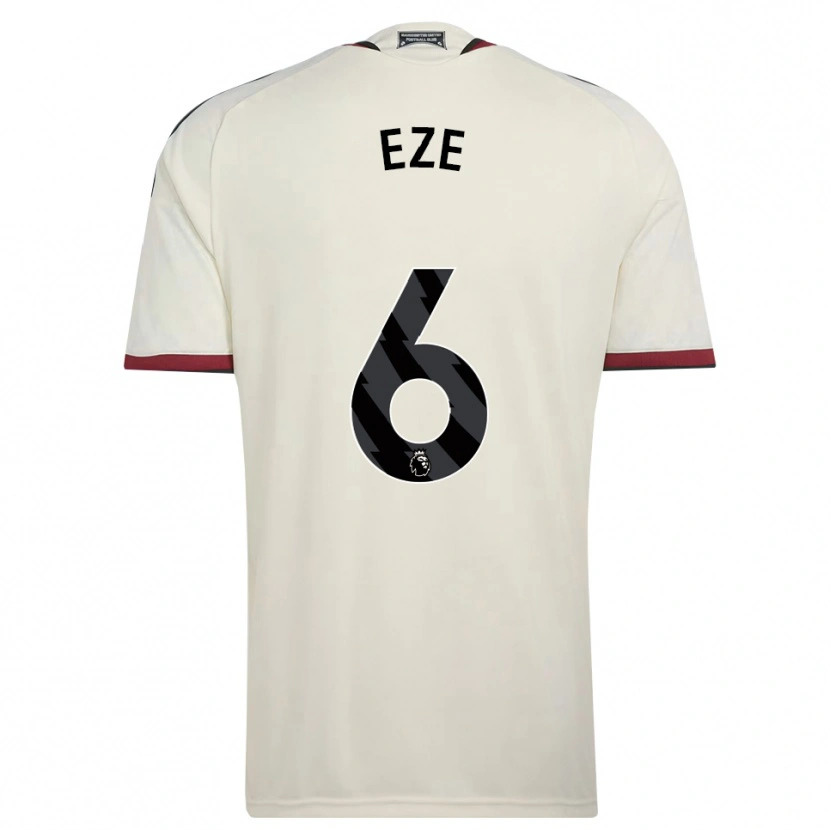 Danxen Mann David Eze #6 Beige Svart Rød Tredje Sett Drakt Trøye 2026/27 Skjorter T-Skjorte