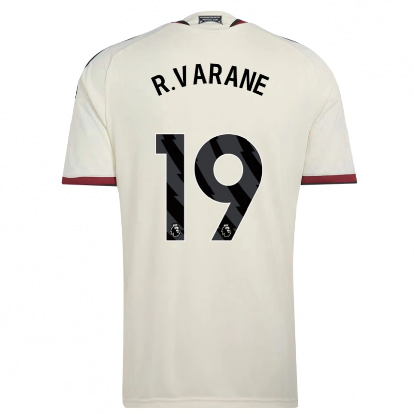 Danxen Mann Raphael Varane #19 Beige Svart Rød Tredje Sett Drakt Trøye 2026/27 Skjorter T-Skjorte