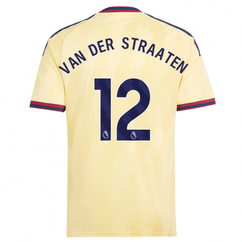 Danxen Mann Zachary Van Der Straaten #12 Lett Gul Midnattblå Tredje Sett Drakt Trøye 2026/27 Skjorter T-Skjorte
