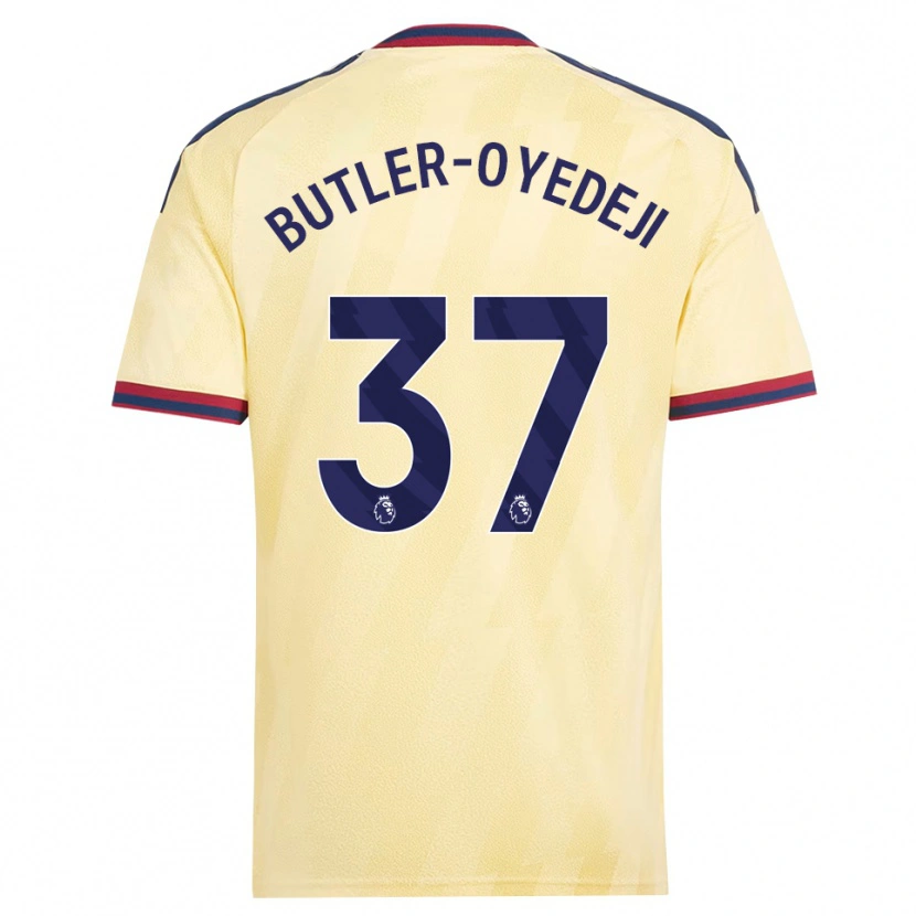 Danxen Mann Nathan Butler-Oyedeji #37 Lett Gul Midnattblå Tredje Sett Drakt Trøye 2026/27 Skjorter T-Skjorte