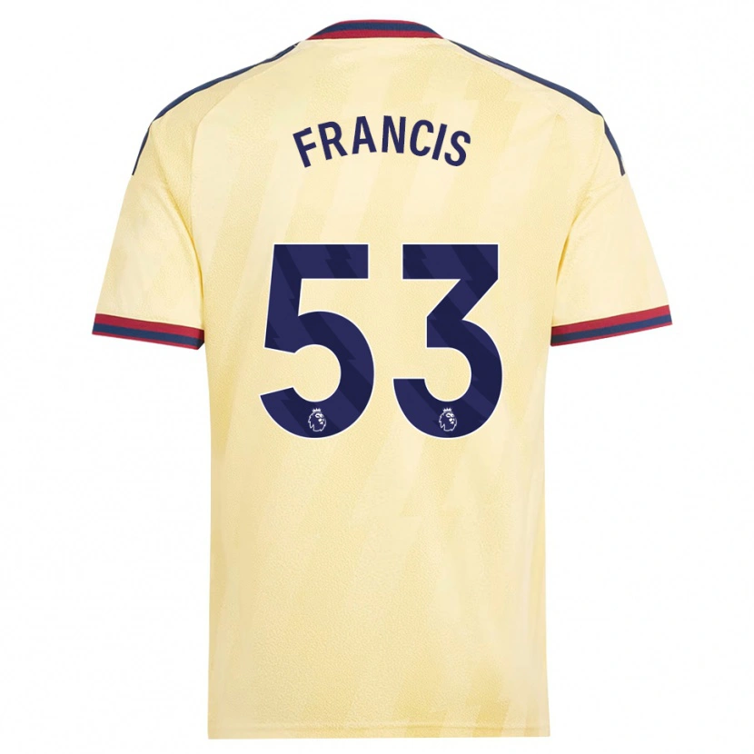Danxen Mann Jack Henry Francis #53 Lett Gul Midnattblå Tredje Sett Drakt Trøye 2026/27 Skjorter T-Skjorte