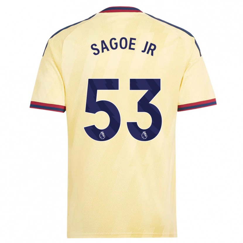 Danxen Mann Charles Sagoe Jr #53 Lett Gul Midnattblå Tredje Sett Drakt Trøye 2026/27 Skjorter T-Skjorte