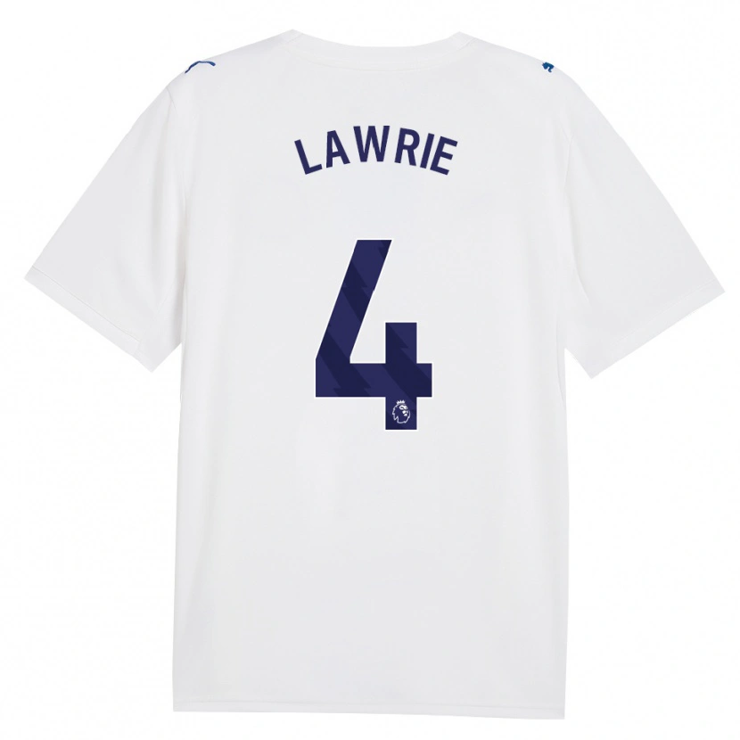 Danxen Mann Freddie Lawrie #4 Marineblå Hvit Tredje Sett Drakt Trøye 2026/27 Skjorter T-Skjorte