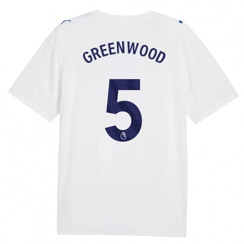 Danxen Mann Alex Greenwood #5 Marineblå Hvit Tredje Sett Drakt Trøye 2026/27 Skjorter T-Skjorte