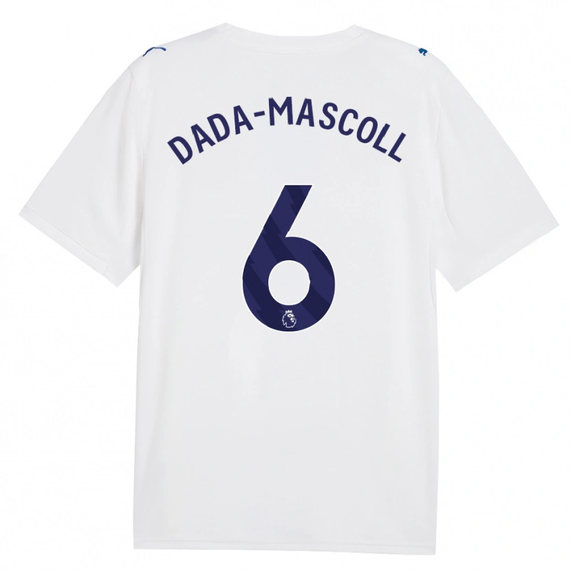 Danxen Mann Isaiah Dada-Mascoll #6 Marineblå Hvit Tredje Sett Drakt Trøye 2026/27 Skjorter T-Skjorte