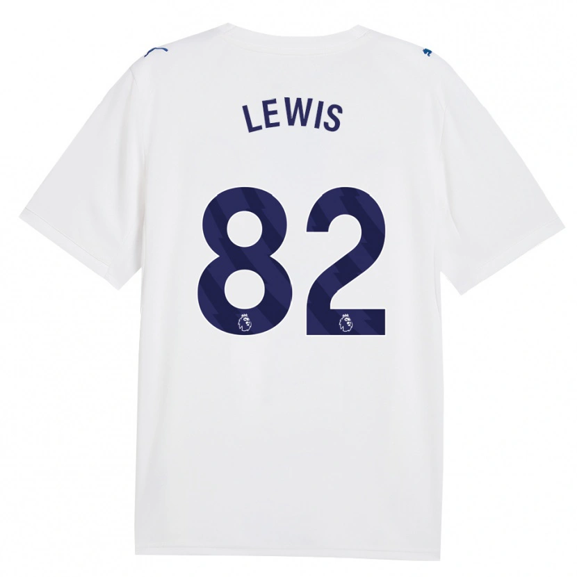 Danxen Mann Rico Lewis #82 Marineblå Hvit Tredje Sett Drakt Trøye 2026/27 Skjorter T-Skjorte