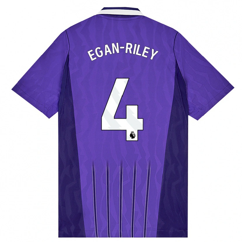 Danxen Mann Roman Egan-Riley #4 Lilla Hvit Tredje Sett Drakt Trøye 2026/27 Skjorter T-Skjorte