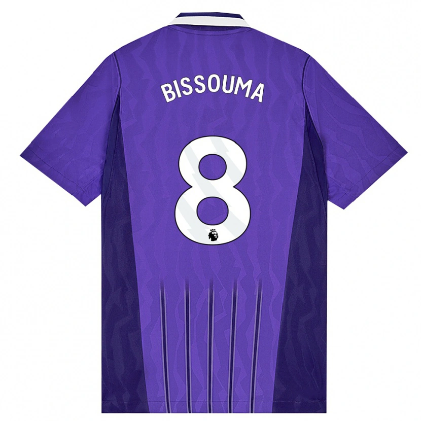 Danxen Mann Yves Bissouma #8 Lilla Hvit Tredje Sett Drakt Trøye 2026/27 Skjorter T-Skjorte
