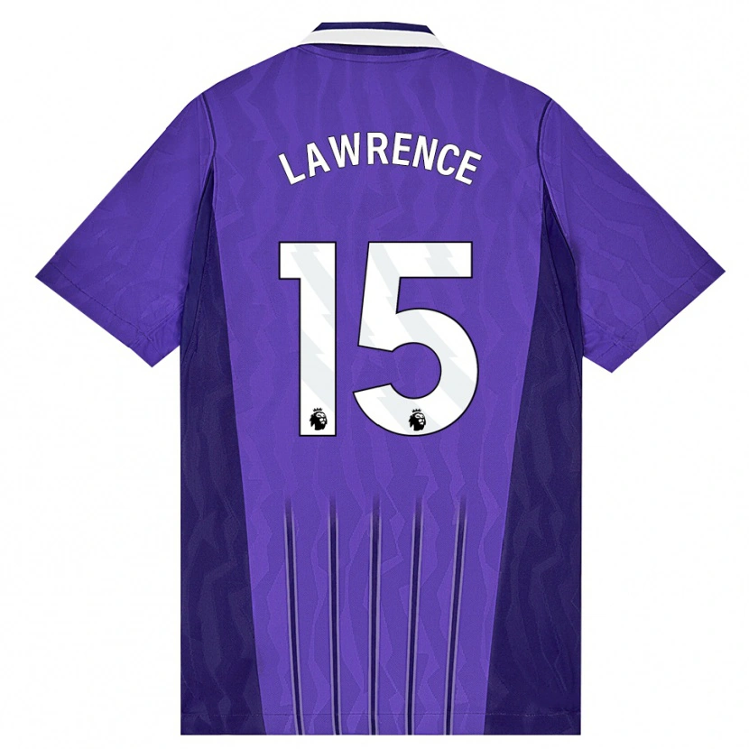 Danxen Mann Donte Lawrence #15 Lilla Hvit Tredje Sett Drakt Trøye 2026/27 Skjorter T-Skjorte
