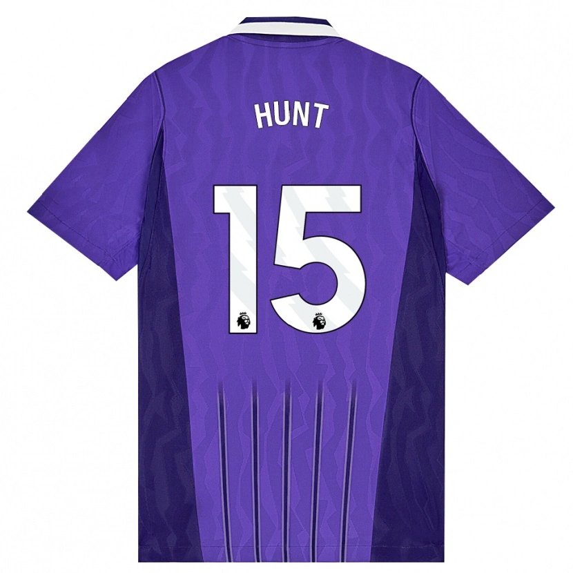 Danxen Mann Clare Hunt #15 Lilla Hvit Tredje Sett Drakt Trøye 2026/27 Skjorter T-Skjorte