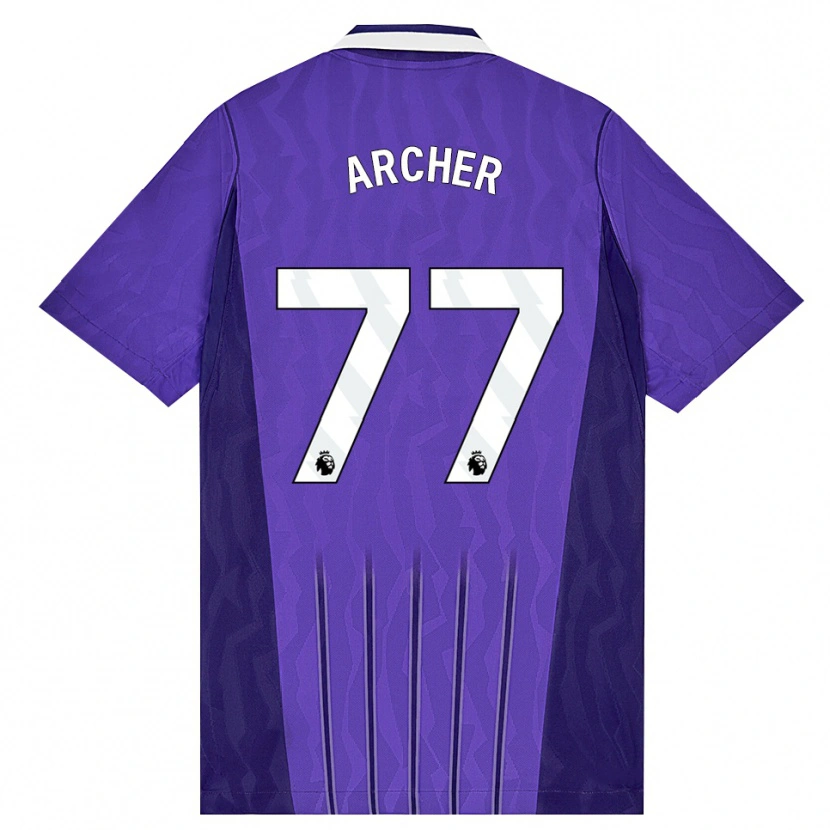 Danxen Mann Samual Archer #77 Lilla Hvit Tredje Sett Drakt Trøye 2026/27 Skjorter T-Skjorte