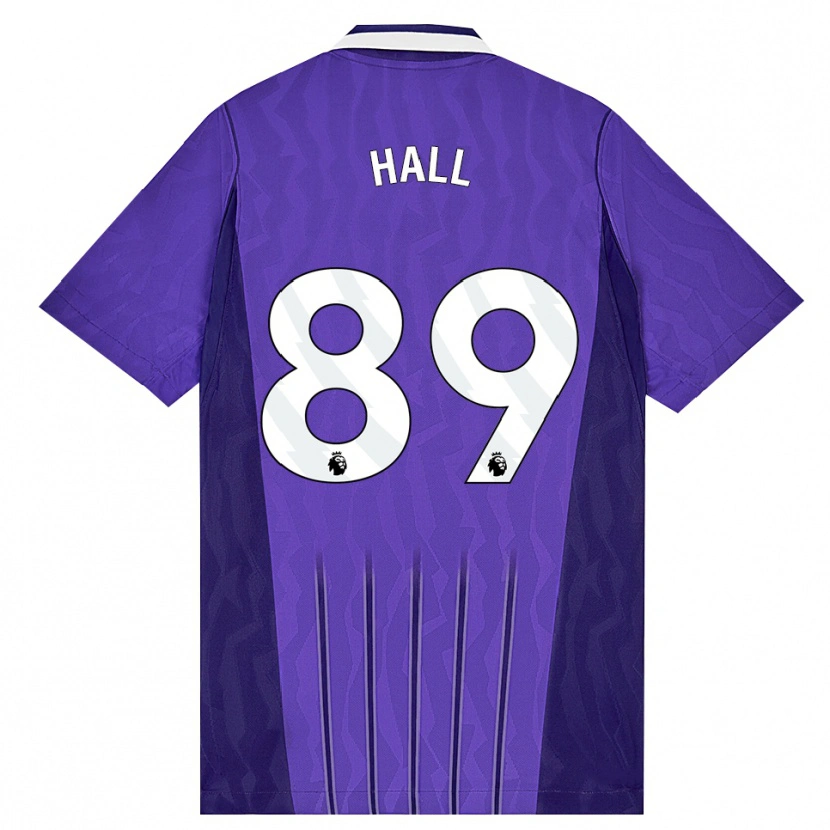 Danxen Mann Tye Hall #89 Lilla Hvit Tredje Sett Drakt Trøye 2026/27 Skjorter T-Skjorte