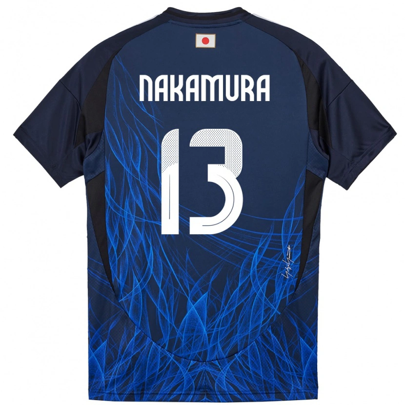 Danxen Barn Japan Keito Nakamura #13 Mørkeblå Hjemmetrøye Drakt Trøye 24-26 Skjorter T-Skjorte