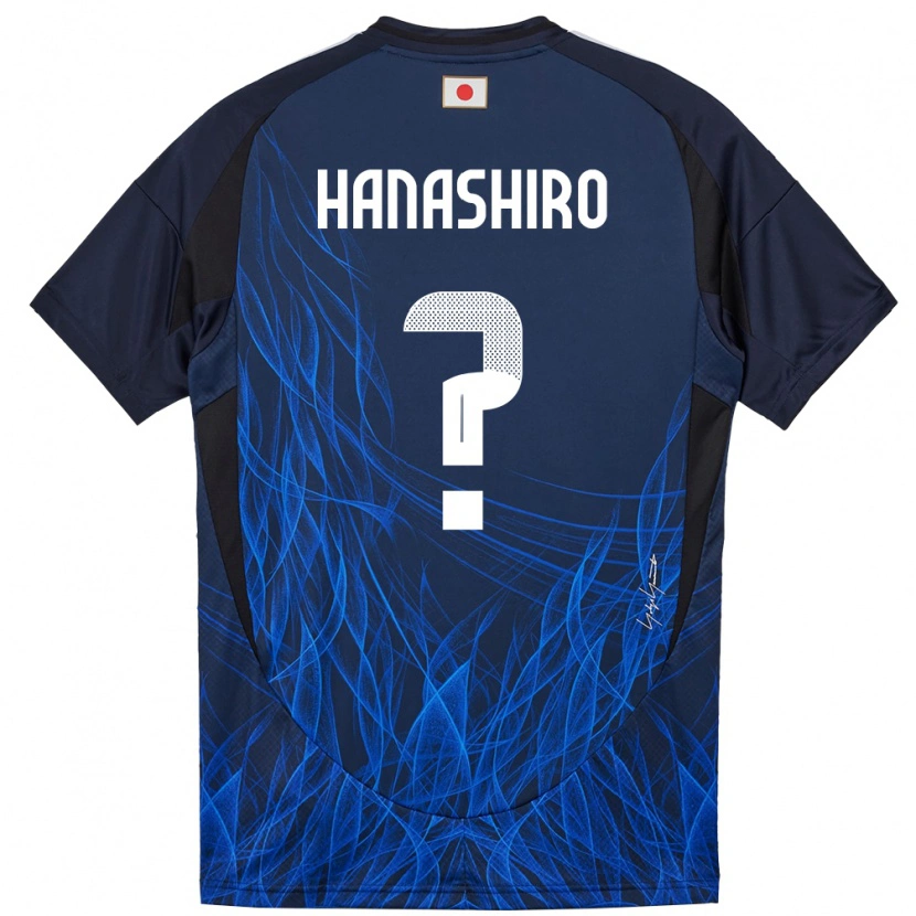 Danxen Barn Japan Rinto Hanashiro #0 Mørkeblå Hjemmetrøye Drakt Trøye 24-26 Skjorter T-Skjorte