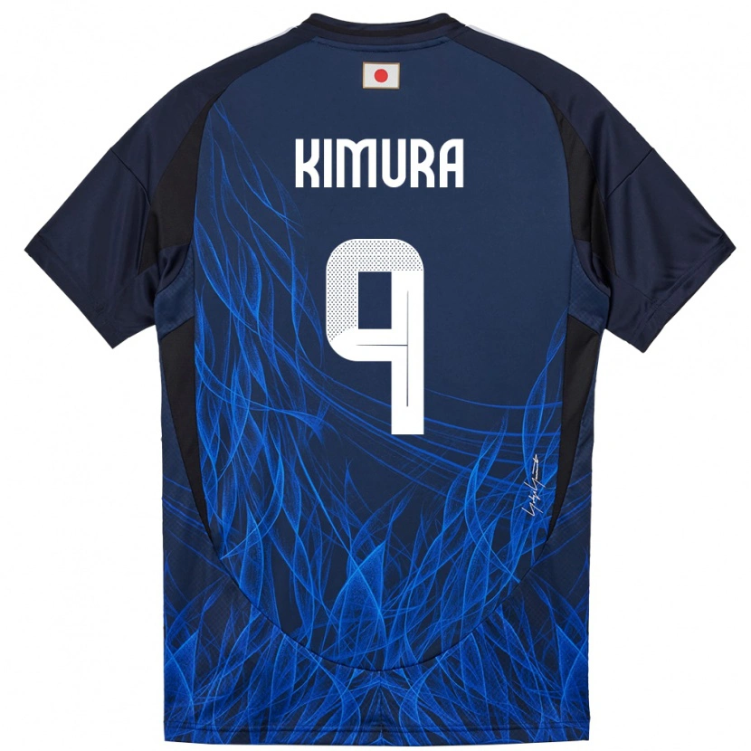 Danxen Barn Japan Yudai Kimura #9 Mørkeblå Hjemmetrøye Drakt Trøye 24-26 Skjorter T-Skjorte