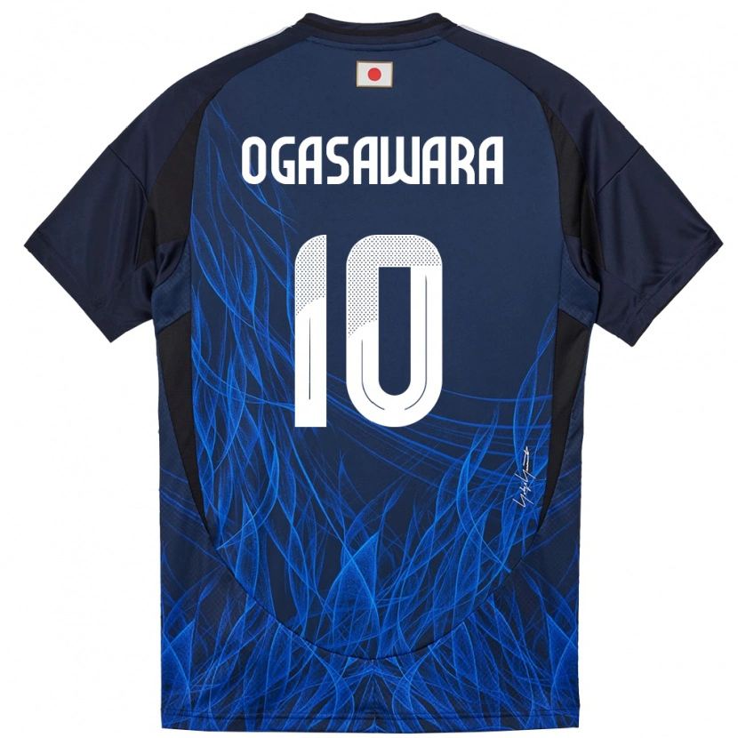 Danxen Barn Japan Hiro Ogasawara #10 Mørkeblå Hjemmetrøye Drakt Trøye 24-26 Skjorter T-Skjorte