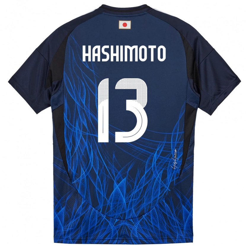 Danxen Barn Japan Riku Hashimoto #13 Mørkeblå Hjemmetrøye Drakt Trøye 24-26 Skjorter T-Skjorte