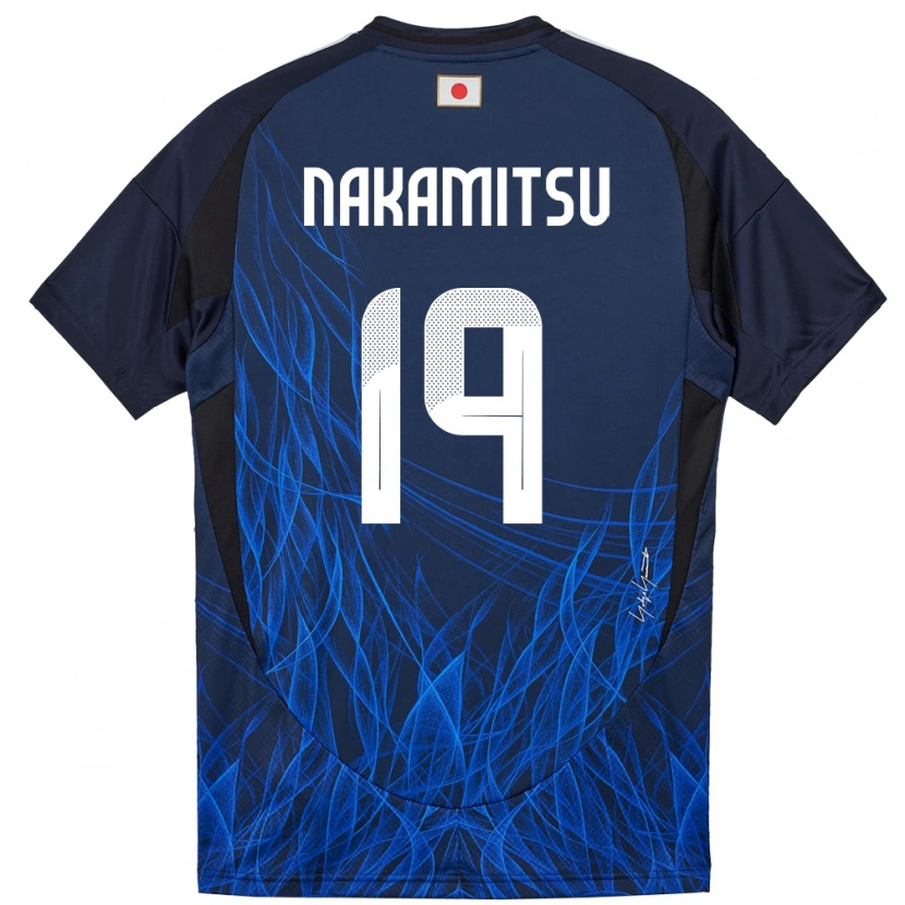 Danxen Barn Japan Kanata Nakamitsu #19 Mørkeblå Hjemmetrøye Drakt Trøye 24-26 Skjorter T-Skjorte