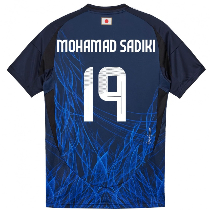Danxen Barn Japan Mohamad Sadiki Wade #19 Mørkeblå Hjemmetrøye Drakt Trøye 24-26 Skjorter T-Skjorte