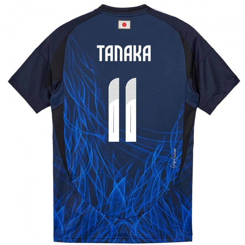 Danxen Barn Japan Mina Tanaka #11 Mørkeblå Hjemmetrøye Drakt Trøye 24-26 Skjorter T-Skjorte