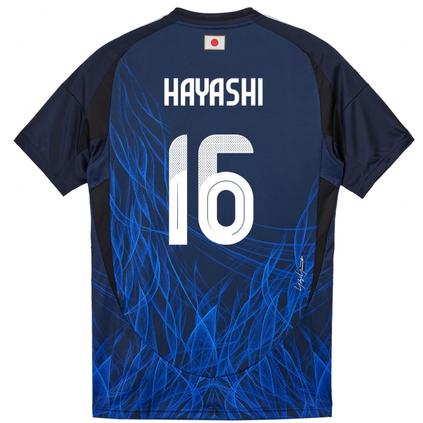 Danxen Barn Japan Honoka Hayashi #16 Mørkeblå Hjemmetrøye Drakt Trøye 24-26 Skjorter T-Skjorte