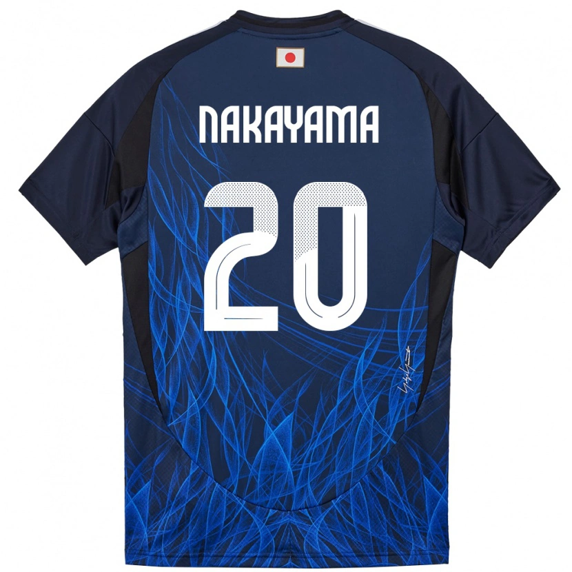 Danxen Barn Japan Yuta Nakayama #20 Mørkeblå Hjemmetrøye Drakt Trøye 24-26 Skjorter T-Skjorte