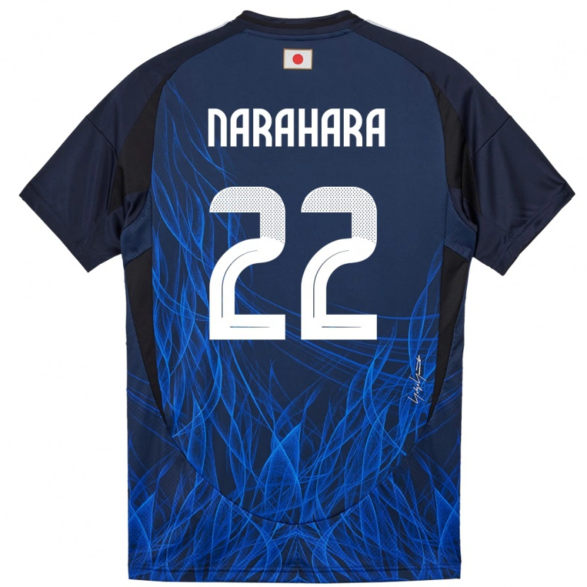 Danxen Barn Japan Yoshiki Narahara #22 Mørkeblå Hjemmetrøye Drakt Trøye 24-26 Skjorter T-Skjorte