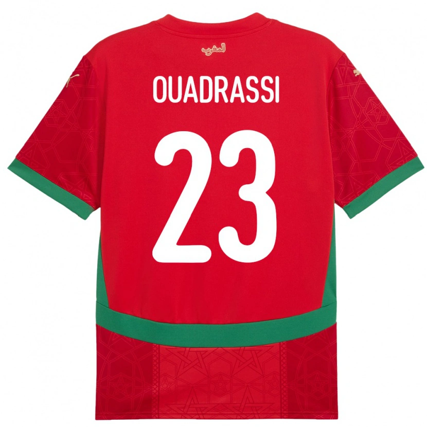 Danxen Barn Marokko Dalil Ouadrassi #23 Rød Hjemmetrøye Drakt Trøye 24-26 Skjorter T-Skjorte
