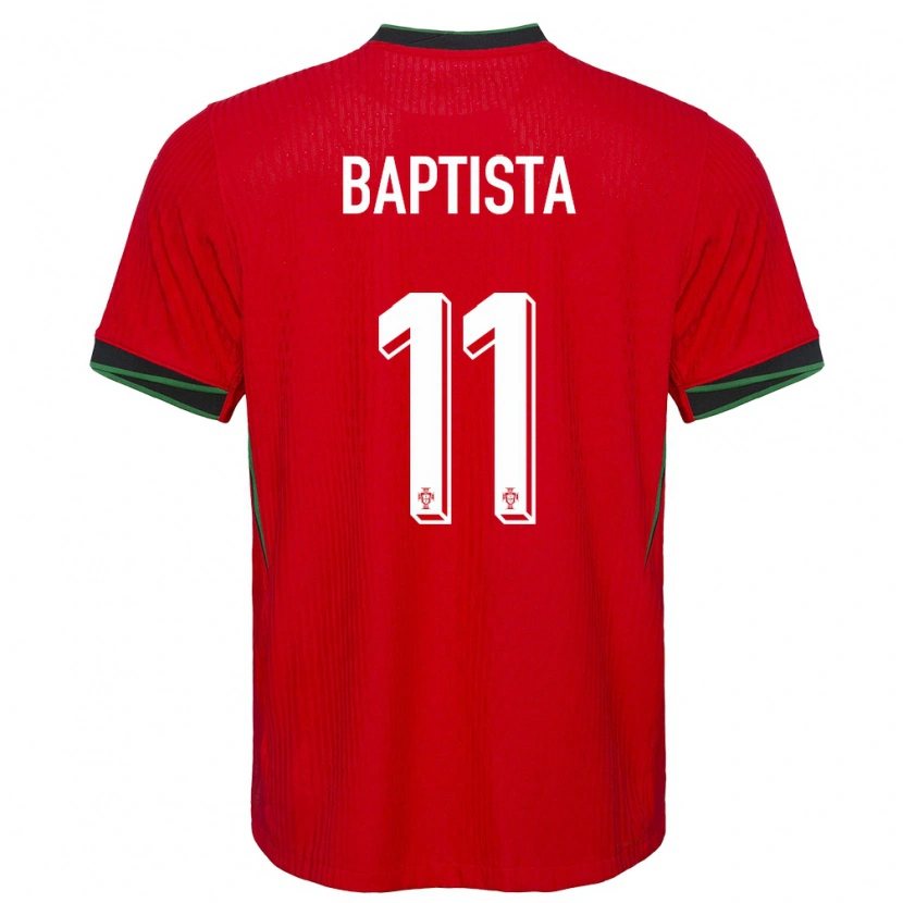 Danxen Barn Portugal Brandão Baptista #11 Rød Hjemmetrøye Drakt Trøye 24-26 Skjorter T-Skjorte