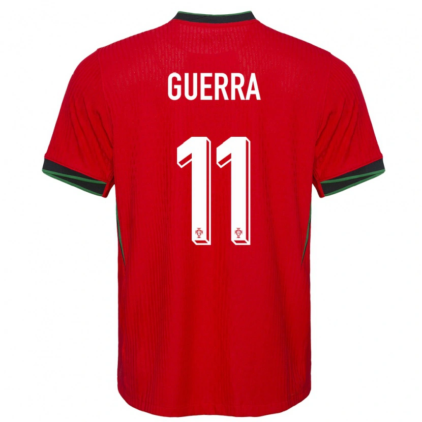 Danxen Barn Portugal Gustavo Guerra #11 Rød Hjemmetrøye Drakt Trøye 24-26 Skjorter T-Skjorte