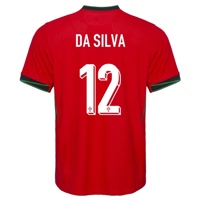Danxen Barn Portugal Rodrigo Da Silva #12 Rød Hjemmetrøye Drakt Trøye 24-26 Skjorter T-Skjorte
