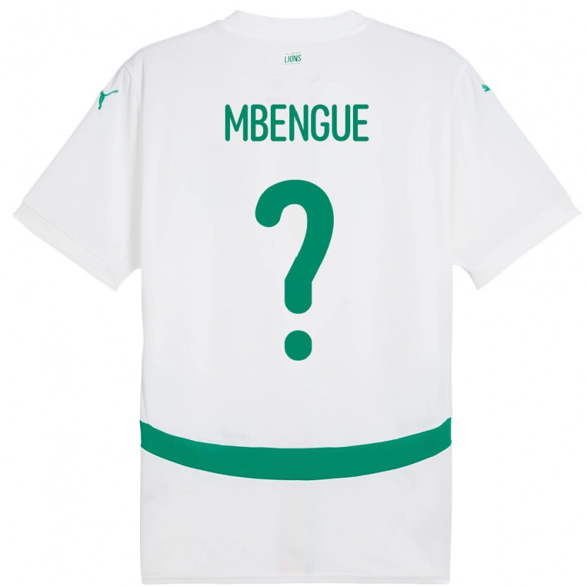Danxen Barn Senegal Amadou Salif Mbengue #0 Hvit Hjemmetrøye Drakt Trøye 24-26 Skjorter T-Skjorte