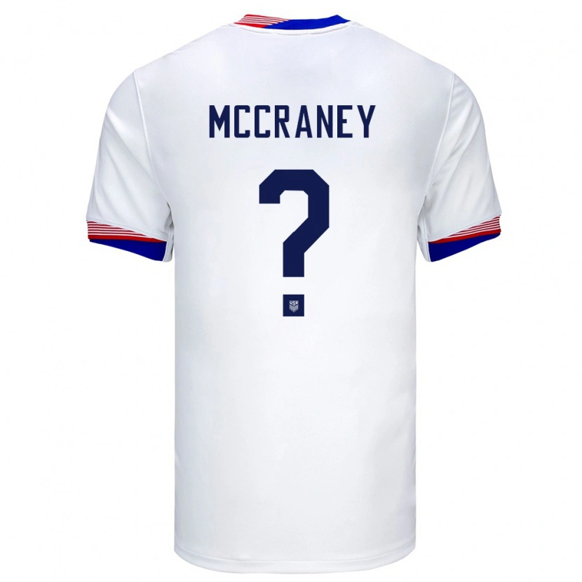 Danxen Barn Usa Finn Mccraney #0 Hvit Hjemmetrøye Drakt Trøye 24-26 Skjorter T-Skjorte