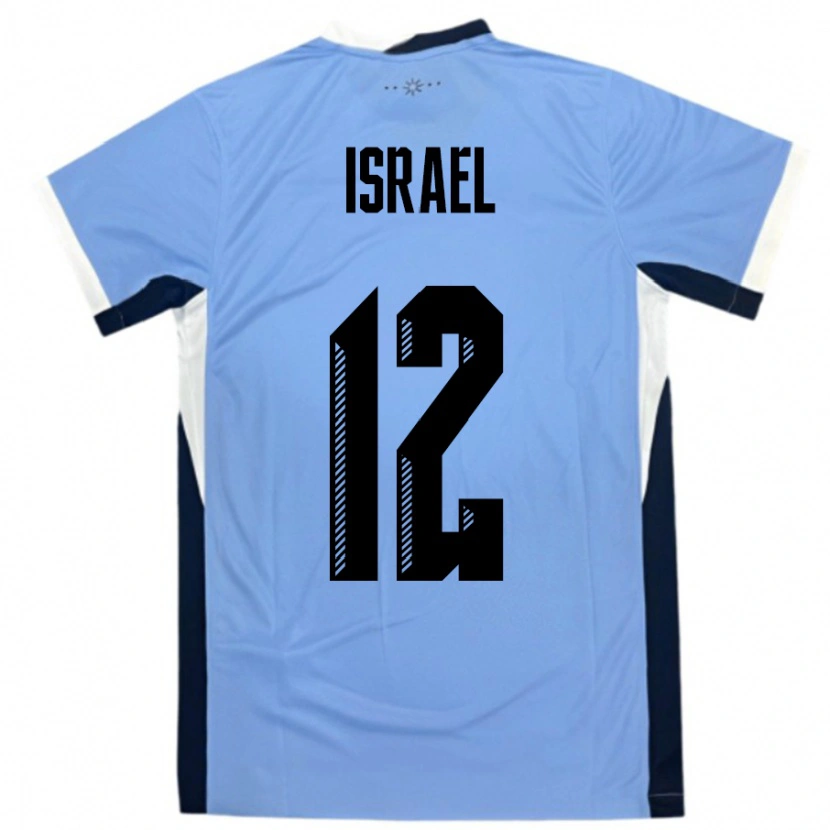 Danxen Barn Uruguay Franco Israel #12 Hvit Svart Hjemmetrøye Drakt Trøye 24-26 Skjorter T-Skjorte