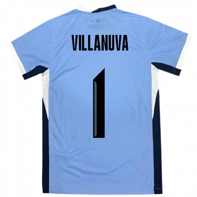 Danxen Barn Uruguay Josefina Villanuva #1 Hvit Svart Hjemmetrøye Drakt Trøye 24-26 Skjorter T-Skjorte