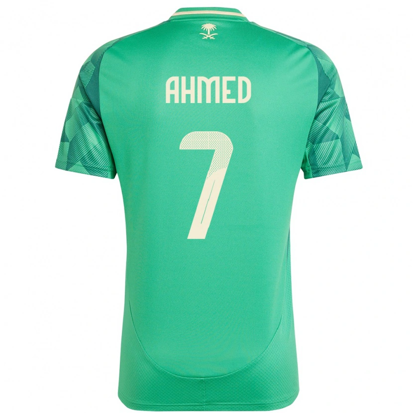 Danxen Barn Saudi-Arabia Thari Ahmed #7 Grønn Hjemmetrøye Drakt Trøye 24-26 Skjorter T-Skjorte
