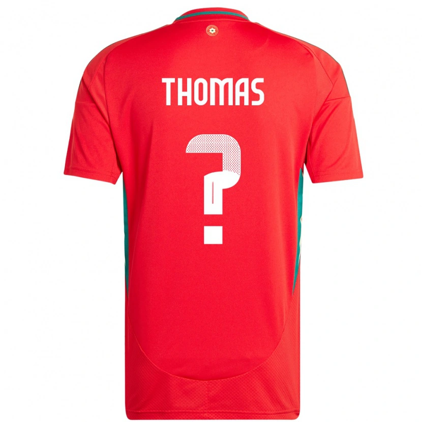 Danxen Barn Wales George Thomas #0 Rød Hjemmetrøye Drakt Trøye 24-26 Skjorter T-Skjorte