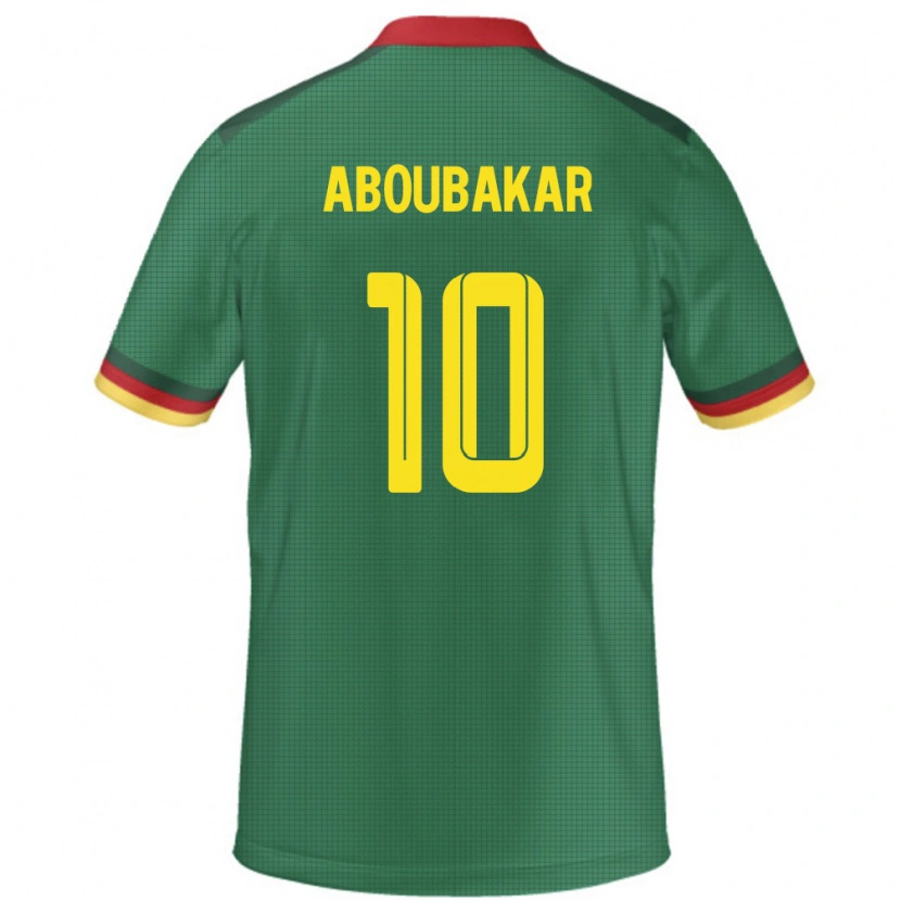 Danxen Barn Kamerun Vincent Aboubakar #10 Grønn Hjemmetrøye Drakt Trøye 24-26 Skjorter T-Skjorte