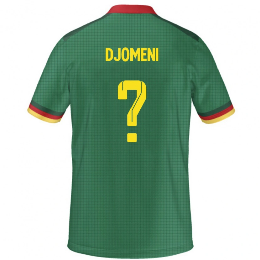 Danxen Barn Kamerun Eric Djomeni #0 Grønn Hjemmetrøye Drakt Trøye 24-26 Skjorter T-Skjorte