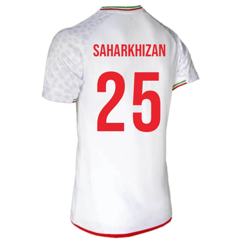 Danxen Barn Iran Saeid Saharkhizan #25 Hvit Hjemmetrøye Drakt Trøye 24-26 Skjorter T-Skjorte