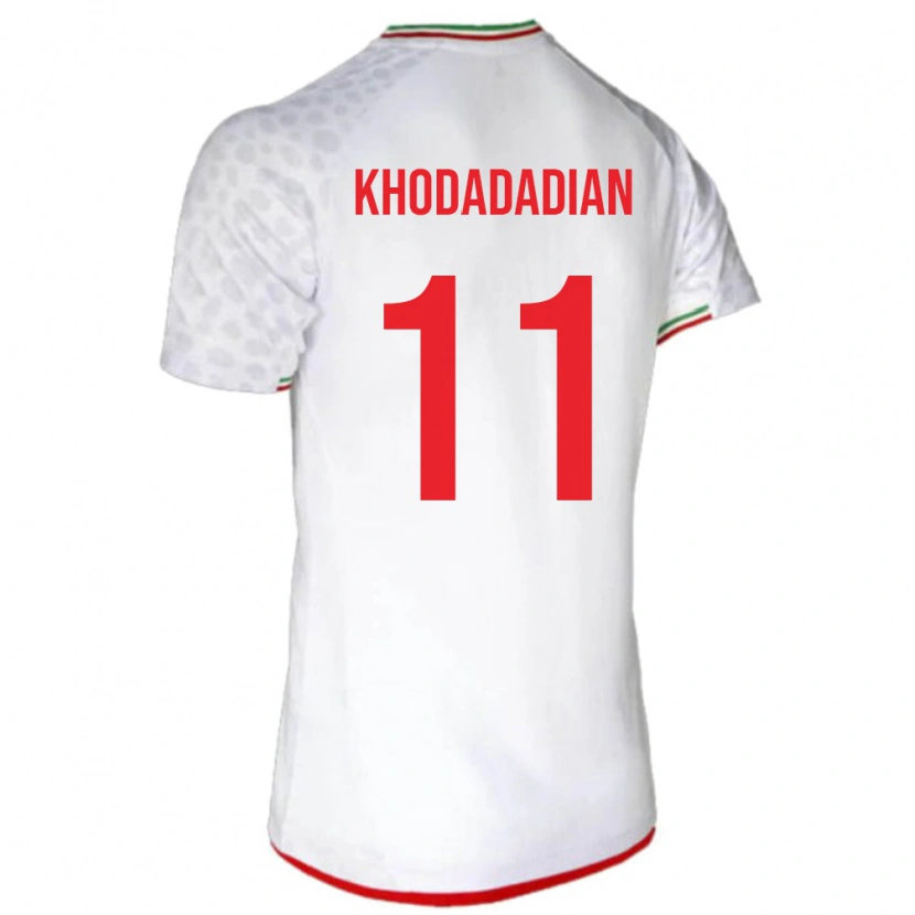 Danxen Barn Iran Erfan Khodadadian #11 Hvit Hjemmetrøye Drakt Trøye 24-26 Skjorter T-Skjorte