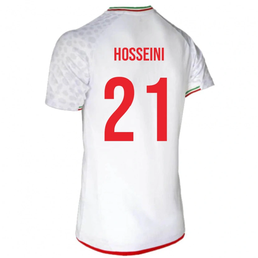 Danxen Barn Iran Majid Hosseini #21 Hvit Hjemmetrøye Drakt Trøye 24-26 Skjorter T-Skjorte