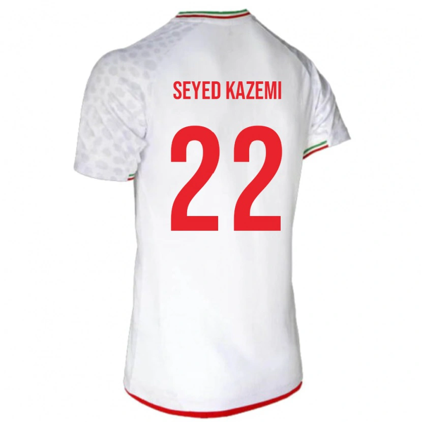Danxen Barn Iran Arefeh Seyed Kazemi #22 Hvit Hjemmetrøye Drakt Trøye 24-26 Skjorter T-Skjorte