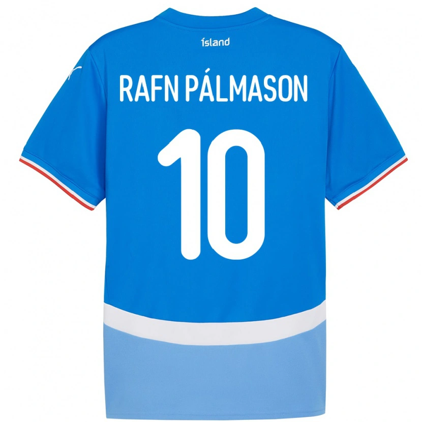 Danxen Barn Island Alexander Rafn Pálmason #10 Blå Hjemmetrøye Drakt Trøye 24-26 Skjorter T-Skjorte