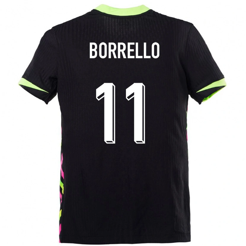 Danxen Barn Australia Brandon Borrello #11 Mørkeblå Bortetrøye Drakt Trøye 24-26 Skjorter T-Skjorte